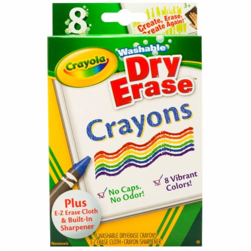 Crayola® Washable Dry-Erase™ Crayons, 1 count - Harris Teeter