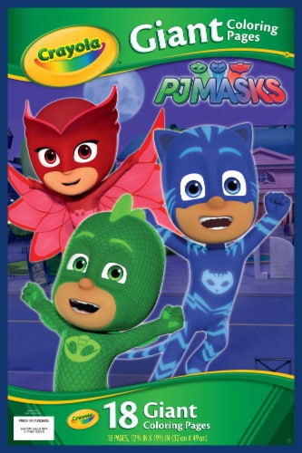 Crayola PJ Masks Giant Coloring Pages Perspective: front