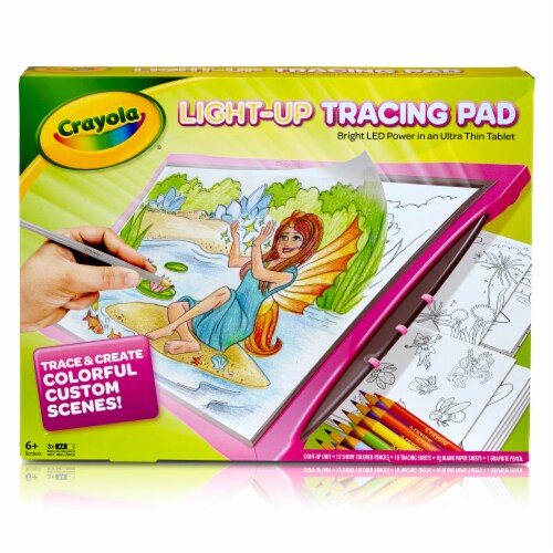 Crayola® Light-Up Tracing Pad - Pink Perspective: front