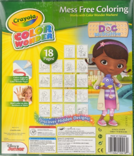 Crayola Color Wonder Doc McStuffins Coloring Pad - 1 Count Perspective: front