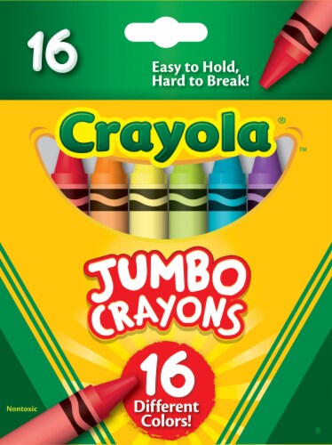 Crayola Crayons w/Built-in Sharpener Washable 64/PK Assorted 523287, 1 -  Fry's Food Stores