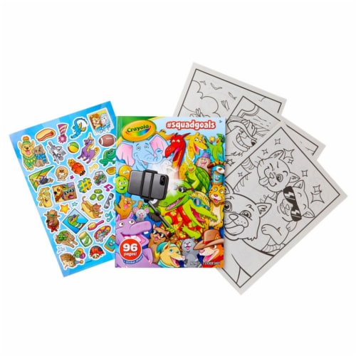 Crayola® Squad Goals Coloring Book Perspective: front