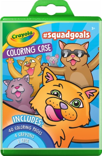 Crayola Squad Goals Coloring Case Perspective: front