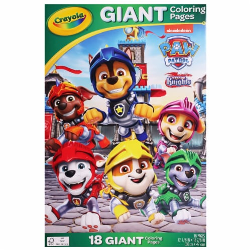 Crayola® Paw Patrol™ Giant Coloring Pages 24 pk, 24 pk - Pay Less Super  Markets