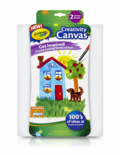 Crayola Creativity Canvas Boards - White Perspective: front
