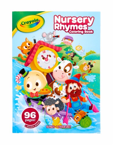 Crayola Nursery Rhymes Coloring Book Perspective: front