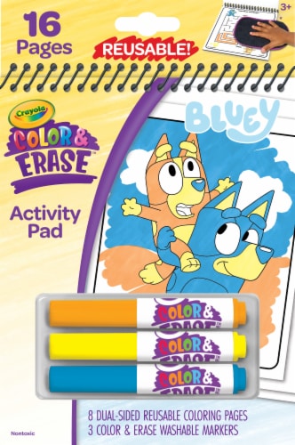 Crayola® Bluey Color & Erase Activity Pad Perspective: front