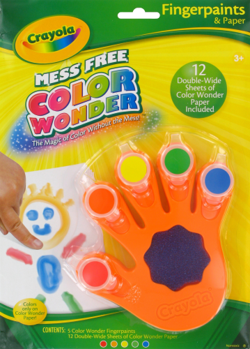 Crayola Mess Free Color Wonder Finger Paint Set 1 ct Kroger