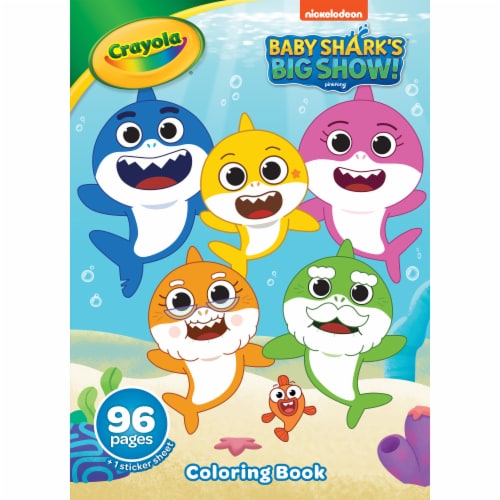 Crayola® Baby Shark's™ Big Show Coloring Book Perspective: front