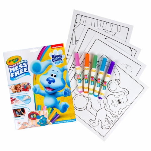 Crayola® Blue's Clues Color Wonder Mess Free™ Activity Pad, 18 pk - City  Market