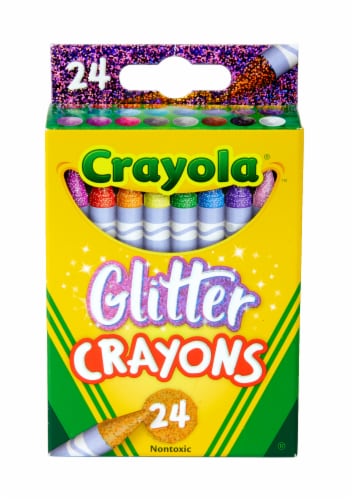 Crayola® Glitter Crayons - Assorted Perspective: front