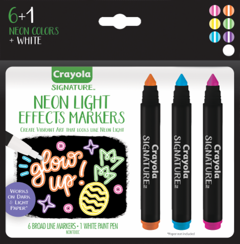 Crayola® Signature™ Neon Light Effects Markers Perspective: front