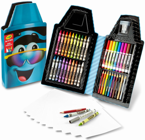 Crayola Art Kit - 50 Piece - Turquoise Perspective: front