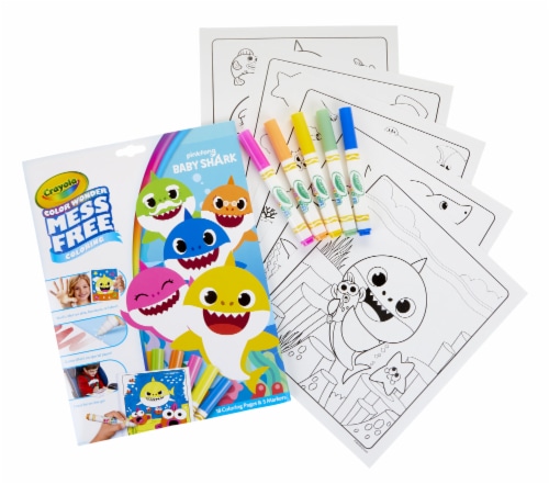 Crayola® Color Wonder Pinkfong Baby Shark Coloring Set, 1 ct