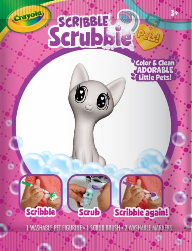 Crayola - Scribble Scrubbie Pets are super-fun to color, clean