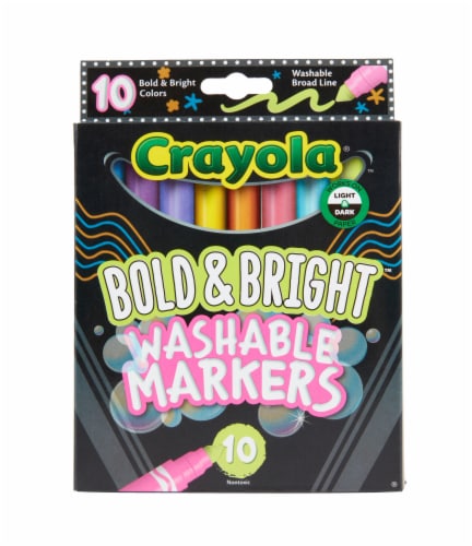 Crayola® Bold & Bright™ Washable Markers Perspective: front