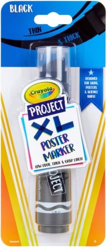 Crayola Project XL Black Poster Marker, 1 ct - Foods Co.