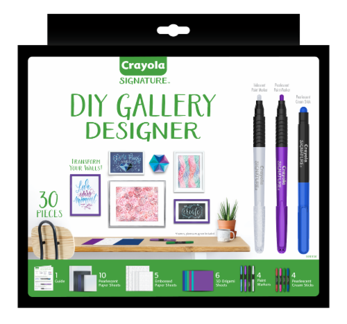 Crayola Signature DIY Gallery Designer Set Perspective: front