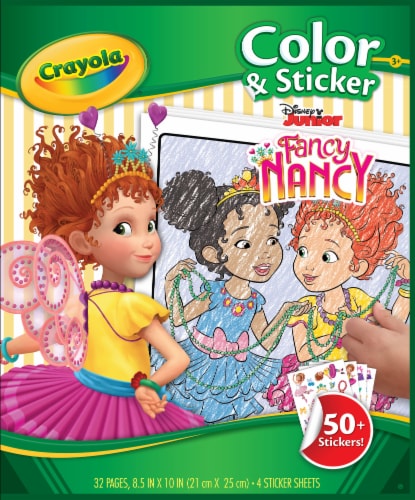 Crayola Fancy Nancy Color & Sticker Book Perspective: front