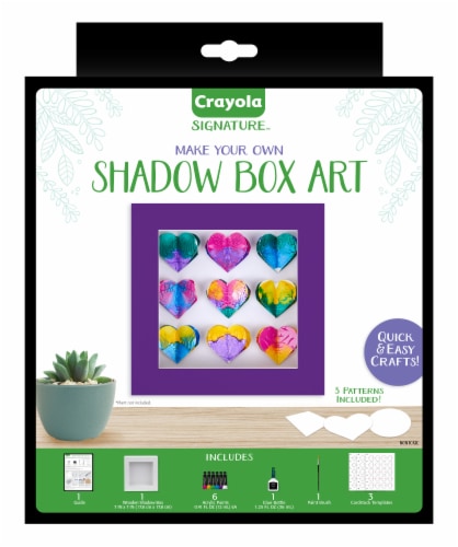 Crayola Signature Make Your Own Shadow Box Art Kit Perspective: front
