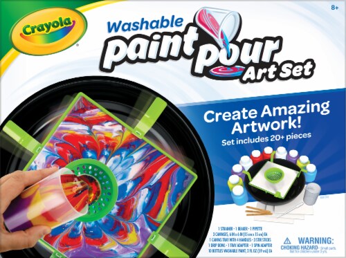 Crayola Washable Paint Pour Art Set, 4 ct - King Soopers