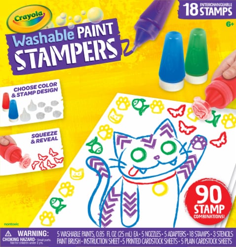 Crayola Kids Washable Paint - Neon - Shop Paint & Paint Brushes at