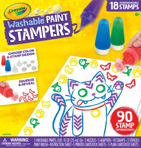 Crayola® Washable Paint Stampers Perspective: front