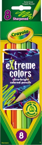 Crayola® Extreme Colors Sharpened Colored Pencils Perspective: front