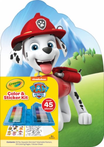 Crayola Paw Patrol Color & Sticker Kit Perspective: front