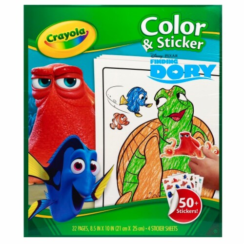 Crayola Finding Dory Color and Sticker Book Perspective: front