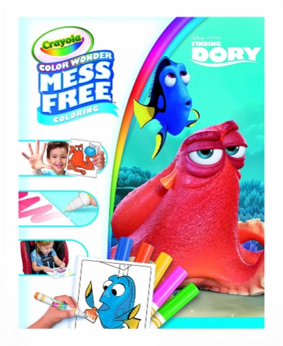 Crayola Color Wonder Finding Dory Coloring Book Perspective: front
