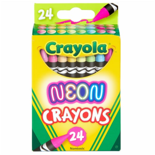 Crayola® Neon Crayons - Assorted Perspective: front