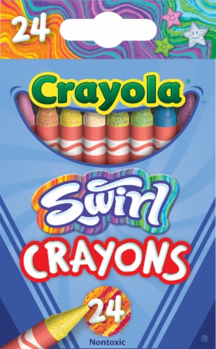 Crayola® Nontoxic Swirl Crayons Perspective: front
