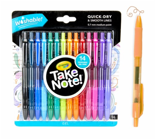 Crayola® Take Note™ Washable Gel Pens, 14 pk - Fred Meyer