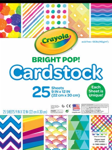 Crayola Speciality Cardstock Perspective: front