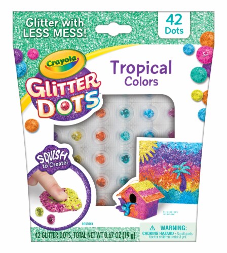 Crayola Glitter Dots Tropical Colors Perspective: front