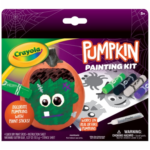 Crayola Galaxy Paint Stick Pumpkin Decorating Kit