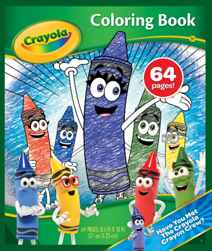 Download Crayola Crayon Crew Coloring Book 64 Sheet 10 X 8 5 In Fred Meyer