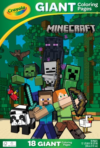 Crayola® Giant Coloring Pages Minecraft Perspective: front