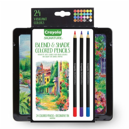 Crayola Signature Blend & Shade Colored Pencils Perspective: front