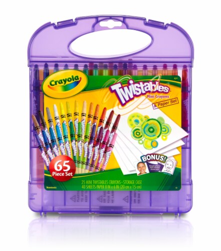 Crayola Mini Crayon Twistables & Paper Set Perspective: front