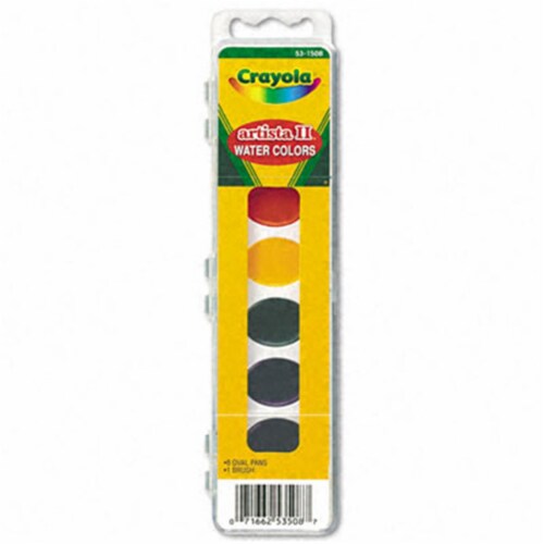 Crayola. 531508 Artista II 8-Color Watercolor Set  8 Assorted Colors Perspective: front
