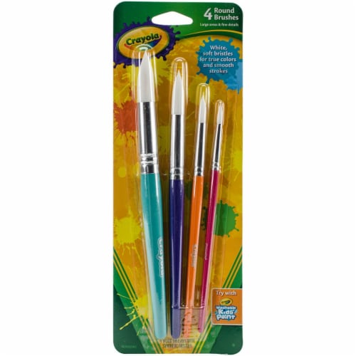 Crayola® Round Paintbrushes, 4 ct - Fry's Food Stores