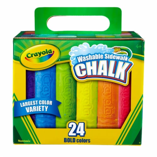 24-Count Crayola Washable Sidewalk Chalk (Assorted Colors)