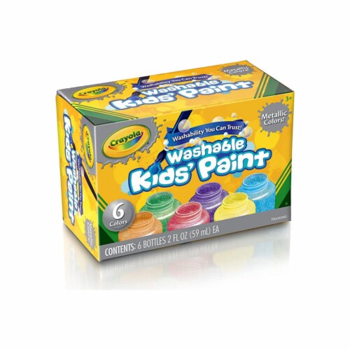 Crayola Washable Kids Paint - Metallic Perspective: front
