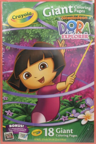 Crayola Nickelodeon's Dora the Explorer Giant Coloring Pages Perspective: front