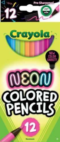 Crayola® Neon Colored Pencils Perspective: front