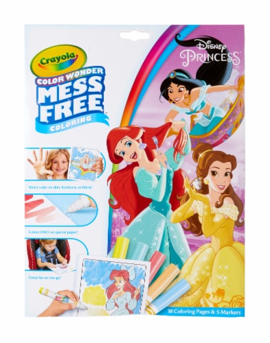 Crayola® Color Wonder Mess Free™ Disney Princess Coloring Pages & Markers,  18 ct - City Market