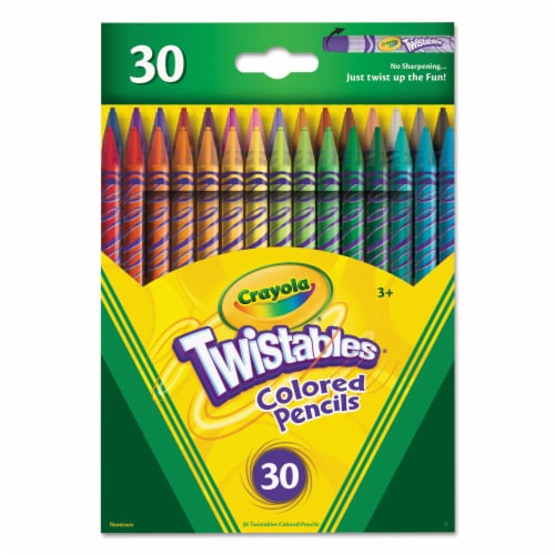 Crayola Twistables Colored Pencils, 30 Count, Gift