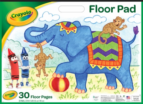 Crayola Giant 30-Page Coloring Pad Perspective: front
